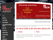 Tablet Screenshot of hitech-bd.com